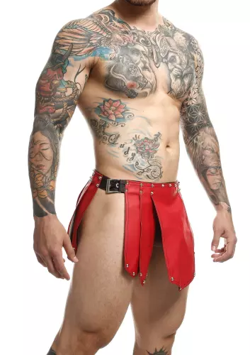Herenrok Sm Roman Skirt Rood-Zwart – 5/8