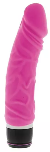 Classic Vibrating Silicone Dildo 15 x 4 cm Pink – 1/7