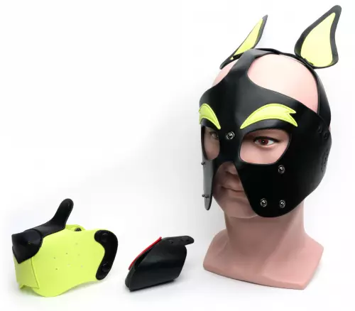 Puppy Masker 665 Geel/Groen – 6/7
