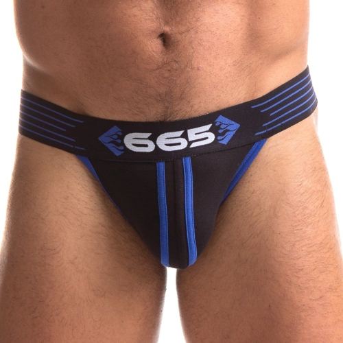 Jockstrap Rally 665 Black-Blue
