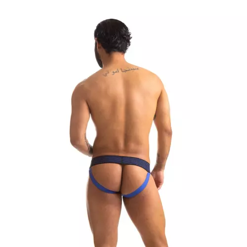 Jockstrap Rally 665 Zwart-Blauw – 4/6