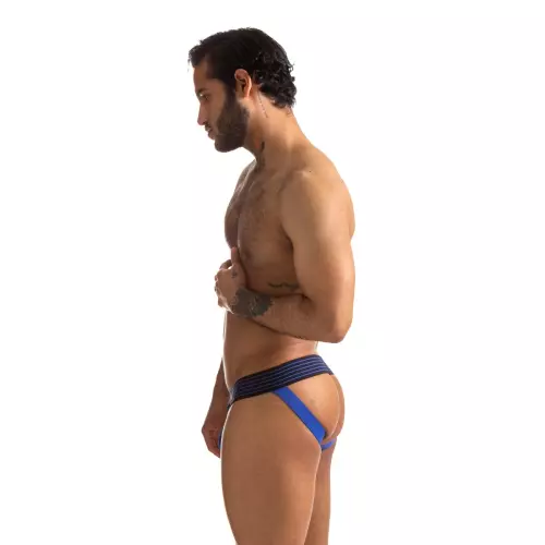 Jockstrap Rally 665 Zwart-Blauw – 5/6