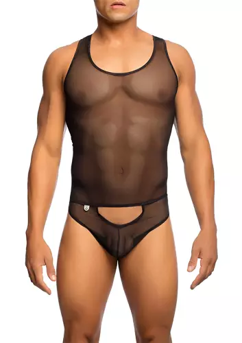 Body String Tulle Leandro Zwart – 3/5