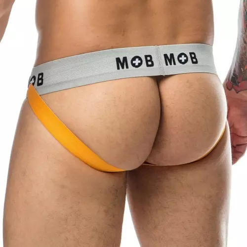 Jockstrap Mob Classic Zwart-Oranje – 2/6