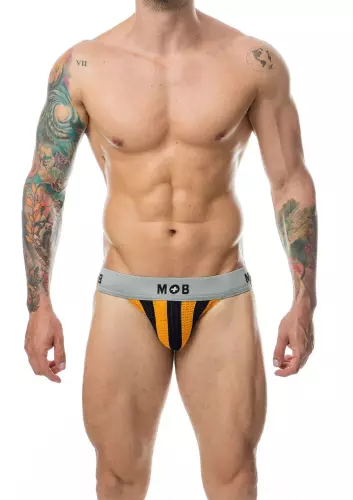 Jockstrap Mob Classic Zwart-Oranje – 4/6