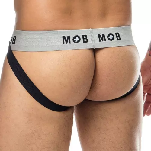 Jockstrap Mob Classic Wit-Zwart – 2/6