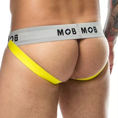 Jockstrap Mob Classic Zwart-Geel – 2/6
