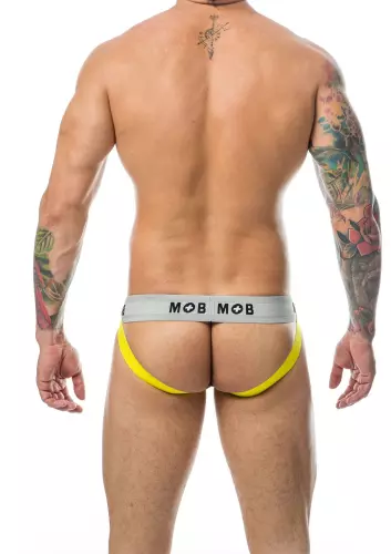Jockstrap Mob Classic Zwart-Geel – 5/6