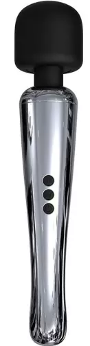 Wand Stimulator Silvery 30 cm - Kop 55 mm Zilver – 3/8