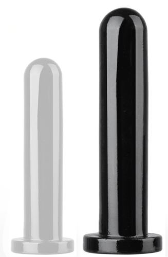 Dildo Recty M 18.5 x 4 cm Zwart