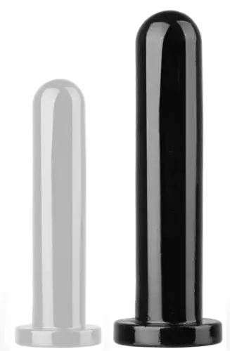 Dildo Recty M 18.5 x 4 cm Zwart – 1/2