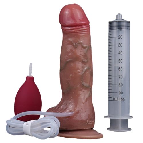Cumshot Dildo Skinnier Mario 14 x 4.6cm Brown