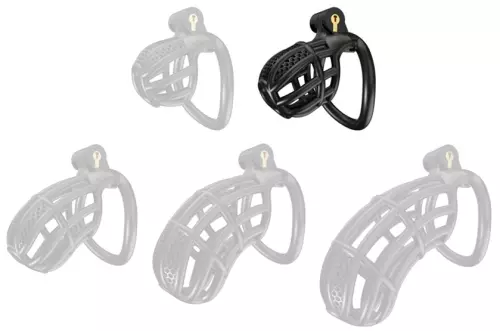 Cage de Chasteté NEXIA M 6.5 x 3.1cm Noire – 1/2