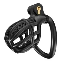 Cage de Chasteté NEXIA M 6.5 x 3.1cm Noire – 2/2