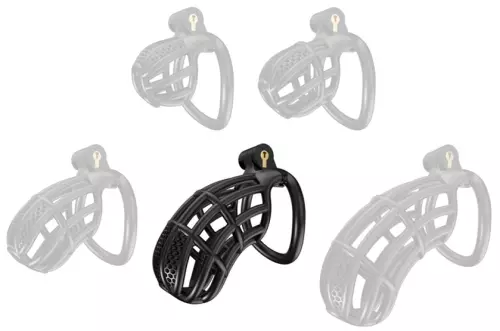 Cage de Chasteté Nexia XL 10 x 3.4 cm Noire – 1/2