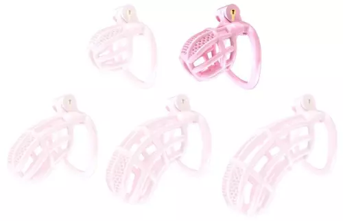 Cage de Chasteté Nexia M 6.5 x 3.1cm Rose – 1/2