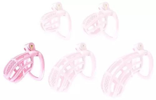 Cage de Chasteté Nexia L 8 x 3.1cm Rose – 1/2