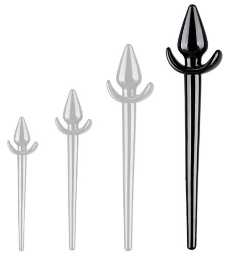 Staartplug Zoo Tail XL 12 x 6 cm Staart 30 cm Zwart