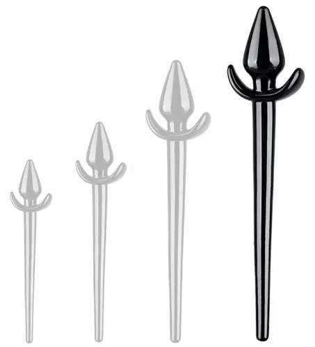 Plug staartje Zoo Tail XL 12 x 6 cm Staart 30 cm Zwart – 1/2
