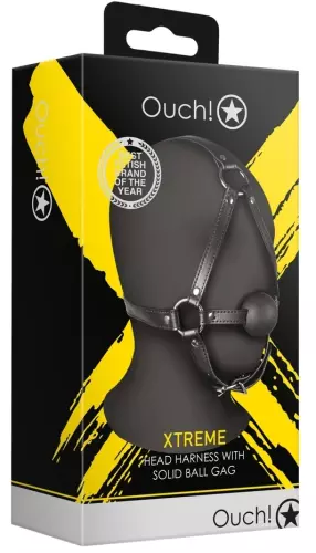 Muilkorf Gag met Bal Gag Xtreme Zwart – 2/8