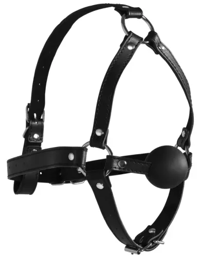 Muilkorf Gag met Bal Gag Xtreme Zwart – 3/8