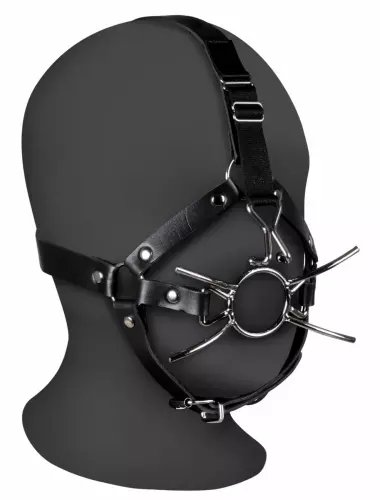 Gag met Neusklem Gag Cross Zwart – 1/8