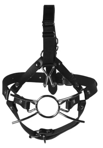 Gag met Neusklem Gag Cross Zwart – 4/8