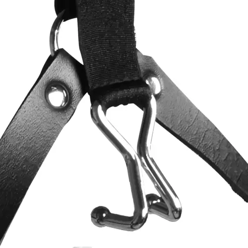 Gag met Neusklem Gag Cross Zwart – 7/8