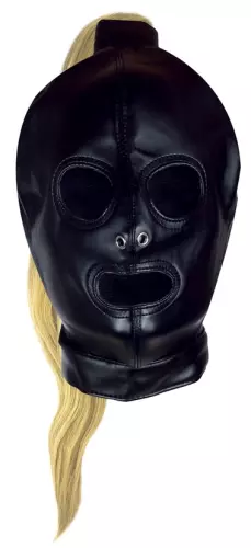 Maske mit Pferdeschwanz Blond HOOD TAIL Ouch! – 3/8