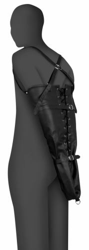 Hemdtje voor Armen Lace-Up Full Zwart