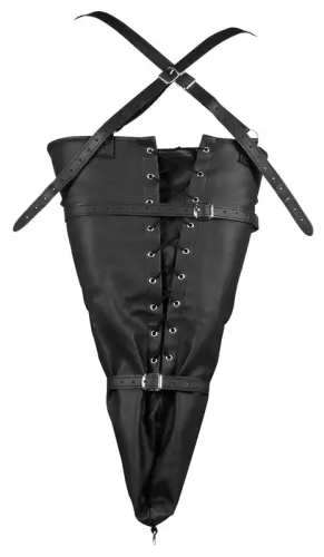 Armfessel-Kamisol Lace-Up Full Schwarz – 4/9