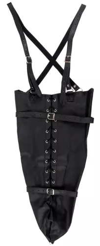 Armfessel-Kamisol Lace-Up Full Schwarz – 5/9