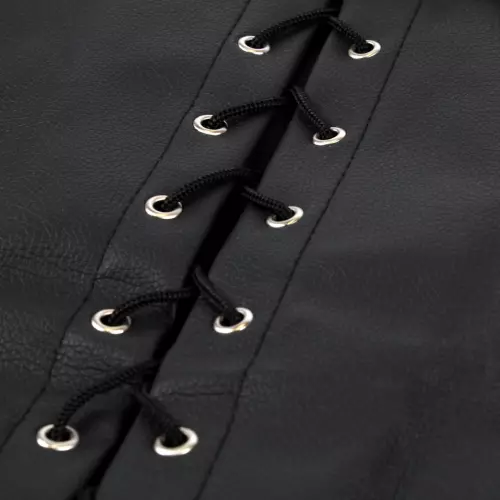 Armfessel-Kamisol Lace-Up Full Schwarz – 7/9