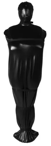 Body-Bag Kamisol mit Riemen Schwarz – 3/9