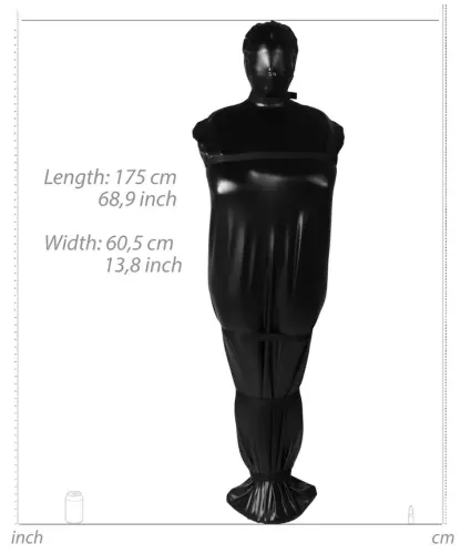Body-Bag Kamisol mit Riemen Schwarz – 8/9
