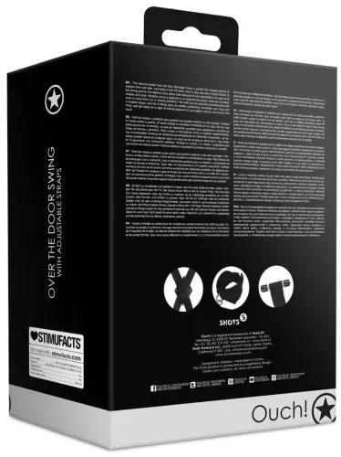 Bondage-Kreutz für Tür Blackcross Schwarz – 6/8