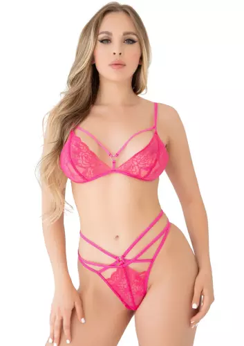 Set BH String Blumig Set Rosa – 5/11