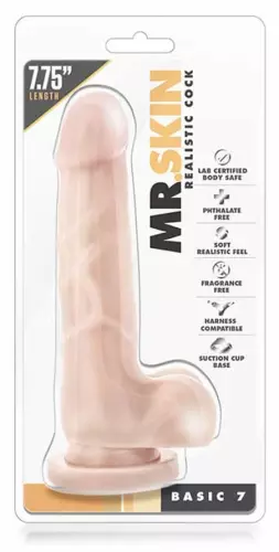 Realistic Dildo Cock 14.5 x 3.9 cm Flesh – 2/3