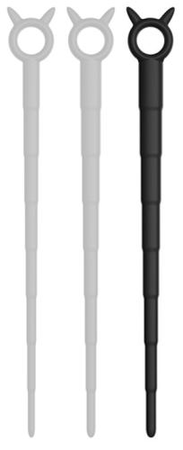 Silicone Urethral Sound Diablo L 25 cm - Diameter 7 to 14mm