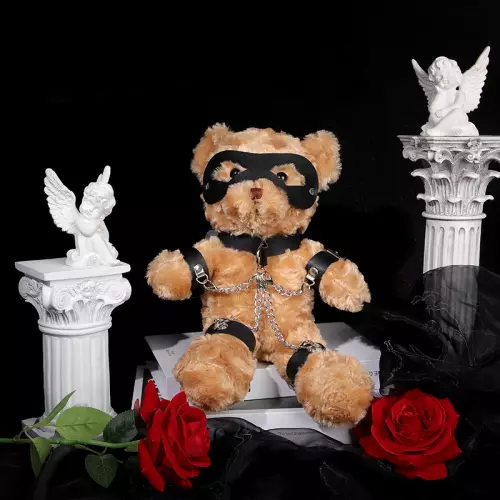 Plüsch Teddybär Bondage 31cm Braun – 2/2