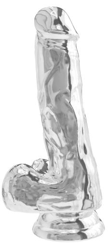 Realistic Dildo Diamond Dick 13.5 x 3.7cm Clear