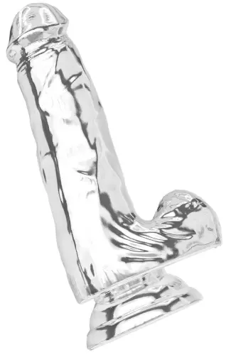 Diamond Dick Realistic Dildo 13.5 x 3.7cm Transparent – 3/3