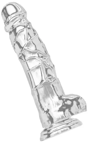 Gode Réaliste Diamond Dick 18 x 4.9cm Transparent – 3/3