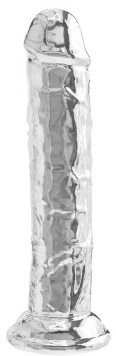 Ballless Dildo Diamond Dick 20 x 4cm Clear