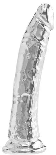 Dildo zonder Balzak Diamond Dick 23 x 4.5cm Transparant – 1/3