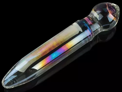 Prism Glass Glazen Dildo 18 x 3.7cm Transparant – 4/10