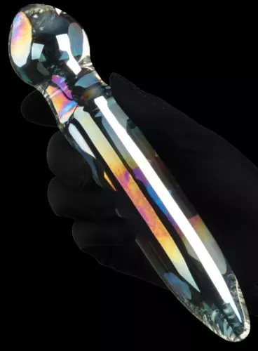 Prism Glass Glazen Dildo 18 x 3.7cm Transparant – 10/10