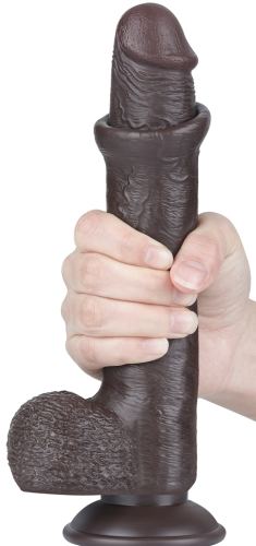 Sliding Skin Dildo 17 x 3.5cm Black