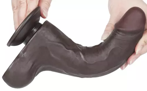 Dildo Sliding Skin 16 x 4.2 cm Zwart – 7/10