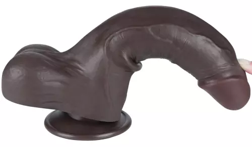 Dildo Sliding Skin 16 x 4.2 cm Zwart – 8/10